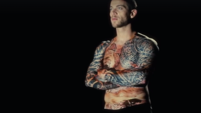 Португальские креативщики оживили рисунки на татуированном теле