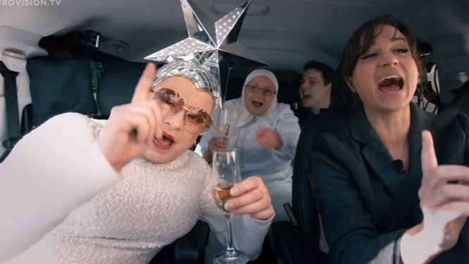 Верка Сердючка приняла участие в розыгрыше организаторов “Евровидения”