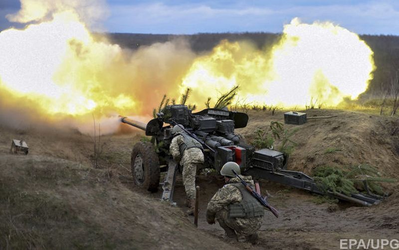 За сутки боевики 40 раз обстреляли украинских военных — штаб АТО 1