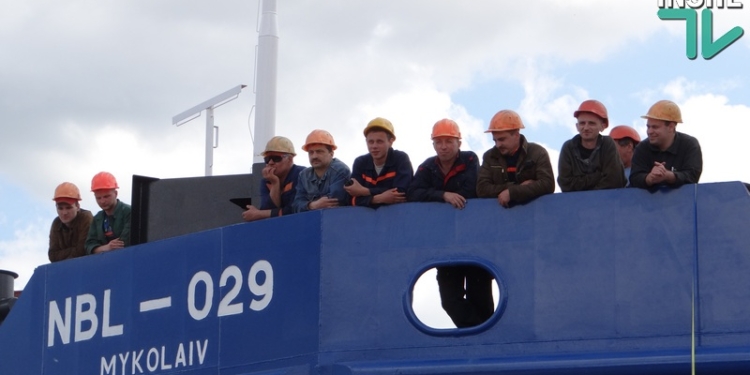 На судостроительном заводе «НИБУЛОН» состоялся спуск судна в рамках проекта по возрождения судоходства Южного Буга