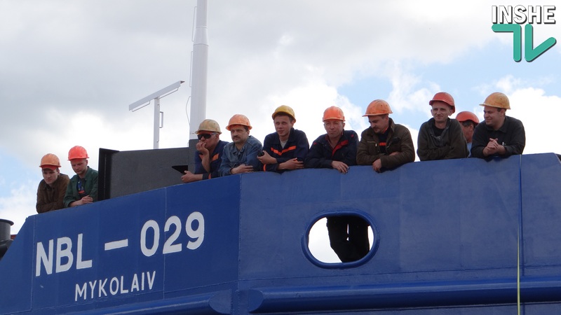 На судостроительном заводе «НИБУЛОН» состоялся спуск судна в рамках проекта по возрождения судоходства Южного Буга 9