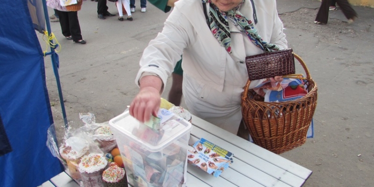 Николаевский “Сокол” на Пасху передал воинам гостинцы от николаевцев