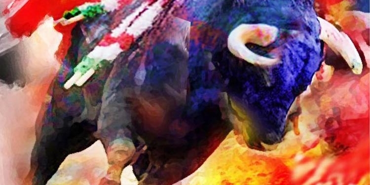 Разъяренный бык атаковал жителей испанского города