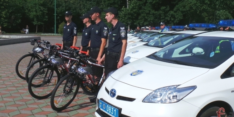 Киевская полиция проводит набор в велопатрули