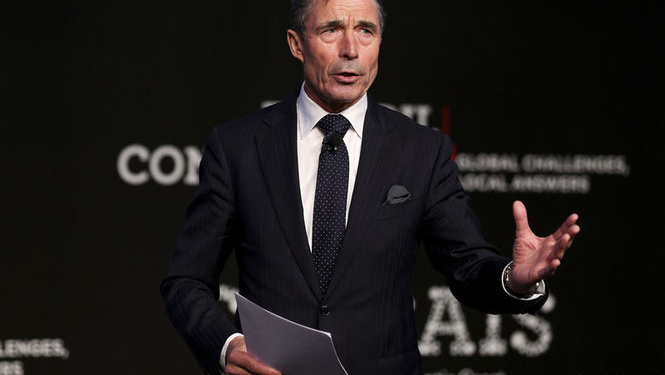 Экс-генсек НАТО Расмуссен назначен советником Порошенко