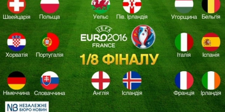 Евро-2016: расписание матчей второго дня плей-офф