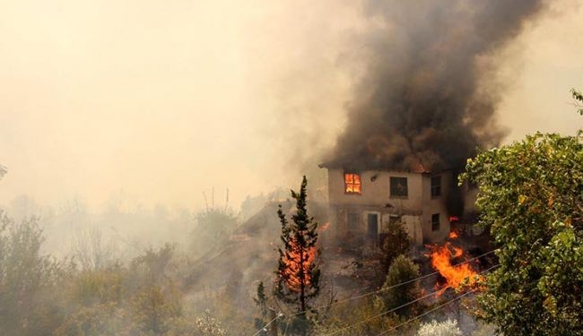 Лесные пожары в окрестностях Анталии: власть эвакуирует несколько курортов