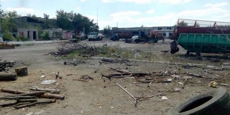 Силы АТО в районе Марьинки уничтожили вражеский БМП