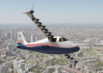 NASA презентовало самолет, полностью работающий на электрической тяге