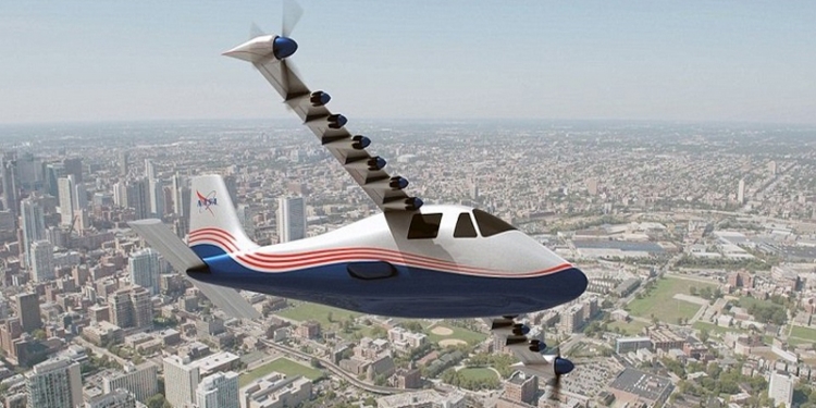 NASA презентовало самолет, полностью работающий на электрической тяге