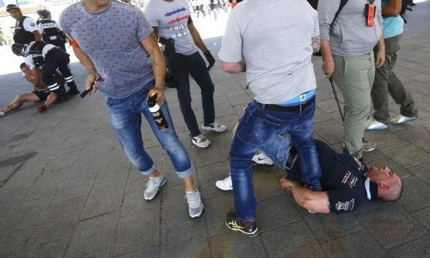 Польские и украинские болельщики подрались в Марселе