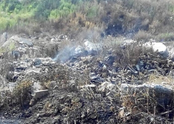 Свалка под Николаевом снова дымила и горела