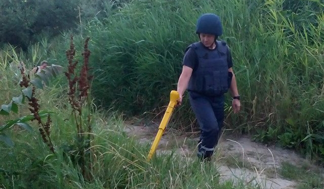 В переулке Палубном в Николаеве нашли инженерную мину