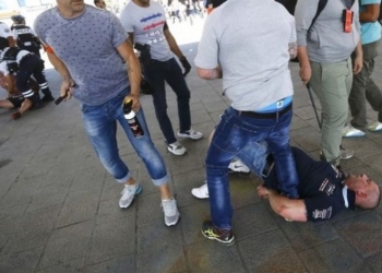 Польские и украинские болельщики подрались в Марселе