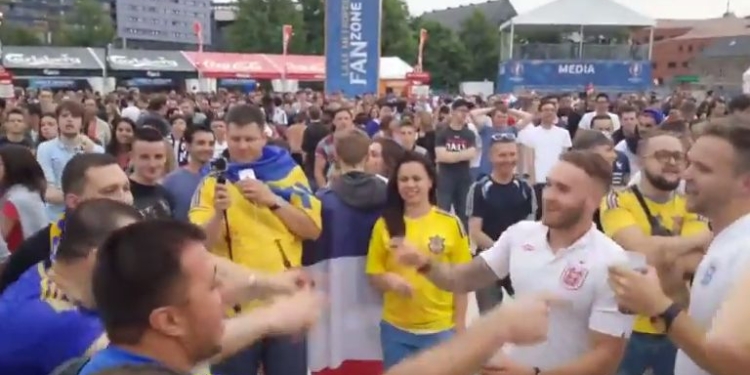 Украинские и английские болельщики спели песню про Путина. Прогноз на матч РФ-Англия