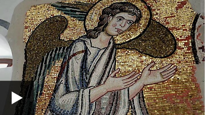 Найдена скрытая мозаика в церкви Рождества в Вифлееме 1