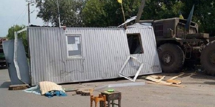 В зоне АТО военный тягач протаранил блокпост – погиб боец полка “Миротворец”