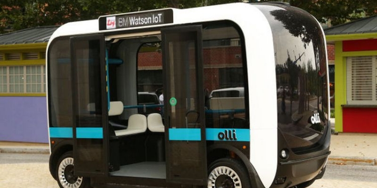 Жителей Вашингтона будет перевозить автобус, напечатанный на 3D-принтере