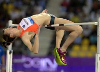 Николаевская прыгунья в высоту выиграла чемпионат Украины и поставила мировой рекорд