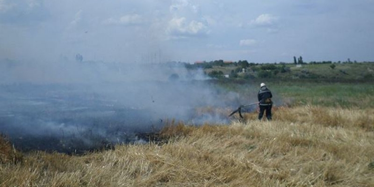 15 загораний за сутки в Николаевской области, в одном случае огонь угрожал жилым домам