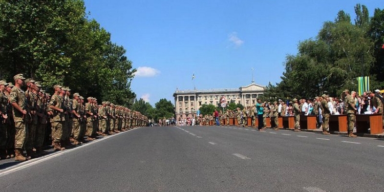 В Николаеве приняли присягу 600 военнослужащих ВМС ВСУ