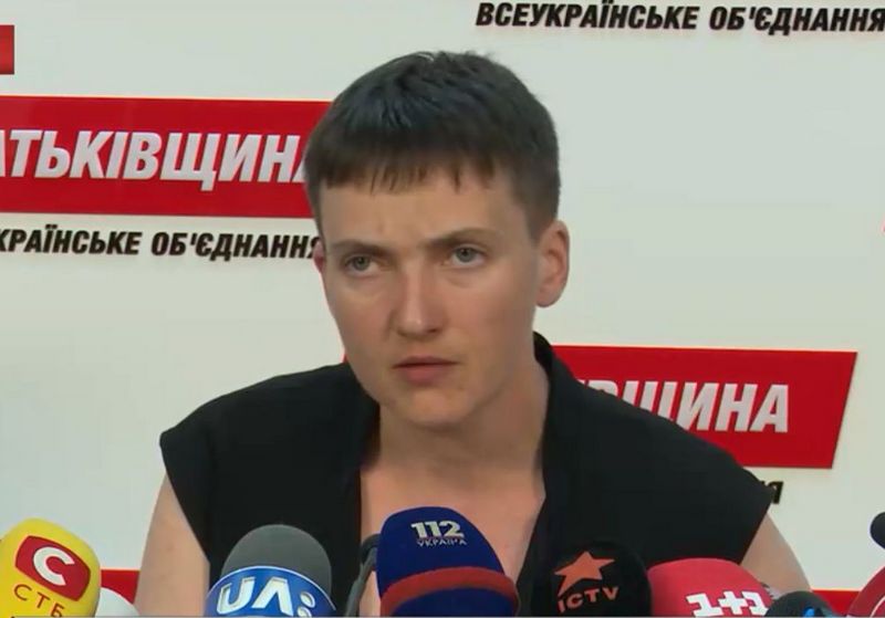 Надежду Савченко могут исключить из фракции, - Тимошенко 1