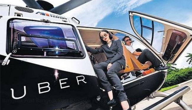 Uber запускает в Бразилии такси-вертолеты