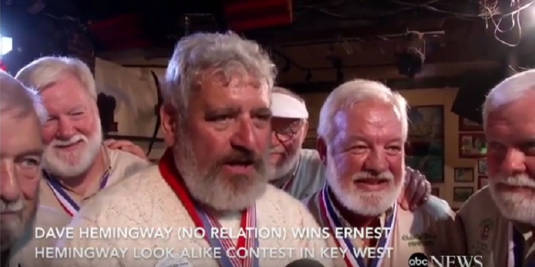 На конкурсе двойников Хемингуэя победил Хемингуэй