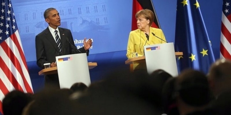 Прекратить насилие: Обама и Меркель обсудили выполнение Минских соглашений на Донбассе