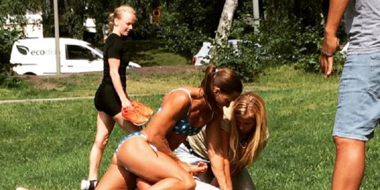 В Швеции полицейская в бикини задержала преступника