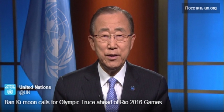 ООН объявила глобальное олимпийское перемирие
