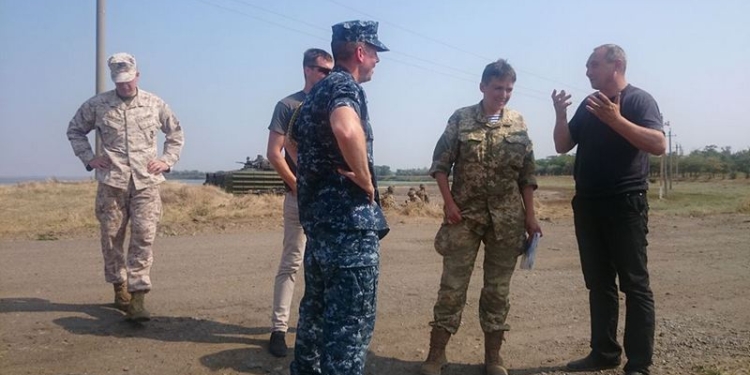 Надежда Савченко побывала на «Си Бриз-2016»: «Работой украинского командования недовольна не только я, но и американцы»