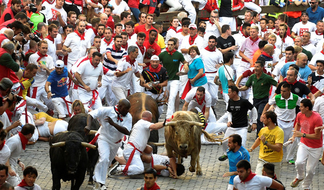 В Испании во время забега с быками пострадали четыре человека