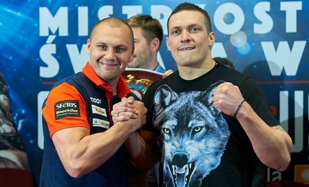 Пресс-конференция Усика и Гловацки