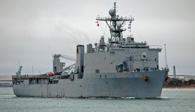 В Одессу зашел десантный корабль США