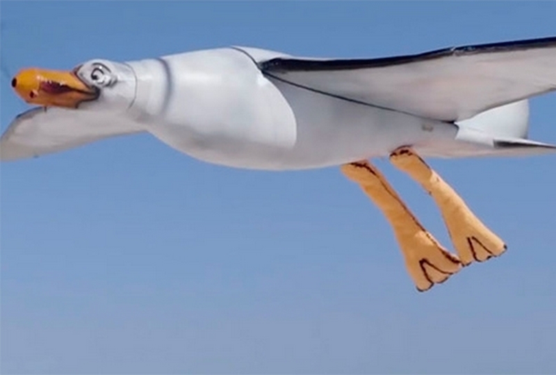 Рекламная чайка-робот от Nivea будет гадить на пляжников солнцезащитным кремом 1