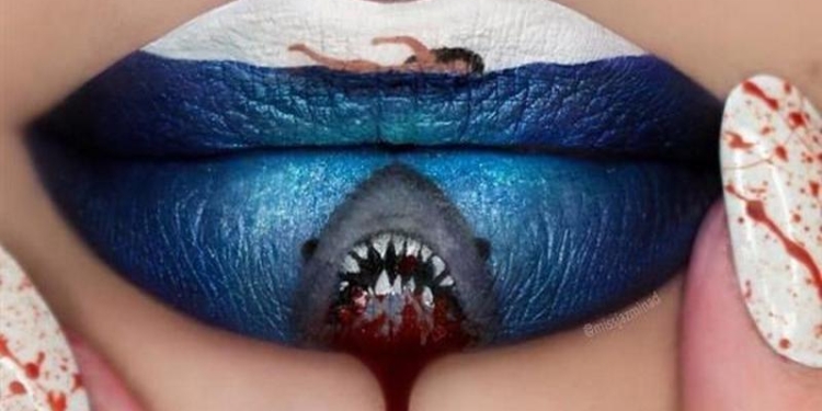 Картины на губах – когда макияжем занимается художница