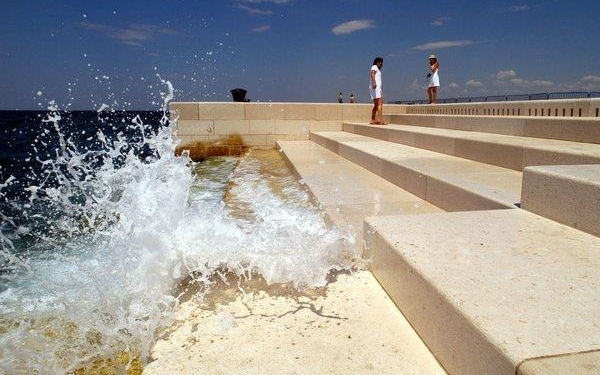 Удивительная достопримечательность Хорватии: Морской орган в Задаре