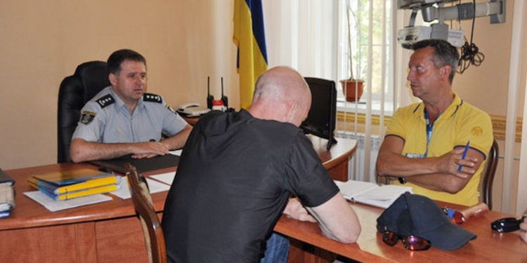 Новый руководитель николаевской патрульной полиции Анатолий Трищук встретился с миссией ОБСЕ