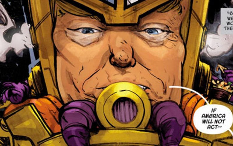 Дональда Трампа сделали суперзлодеем в новом комиксе Marvel 2