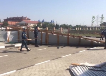 Мощный ураган в Чечне: есть погибшие