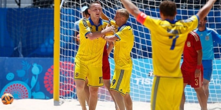 Сборная Украины выиграла Суперфинал Евролиги по пляжному футболу