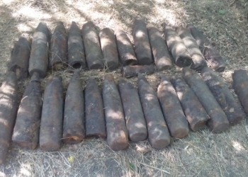 На Николаевщине обезврежено 26 артснарядов времен Второй Мировой