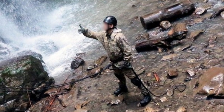 Спецназ Нацгвардии потренировался в Карпатах