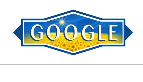 Google подготовила специальный дудл ко Дню Независимости Украины