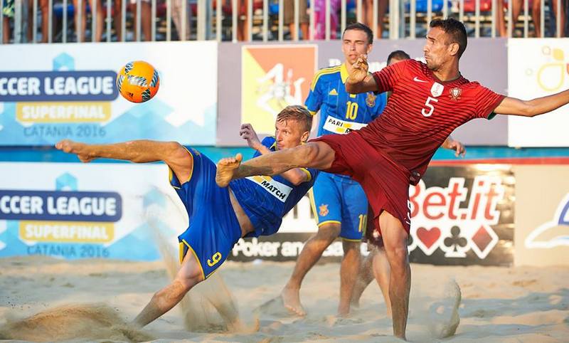 Сборная Украины по пляжному футболу выиграла Евролигу-2016 1