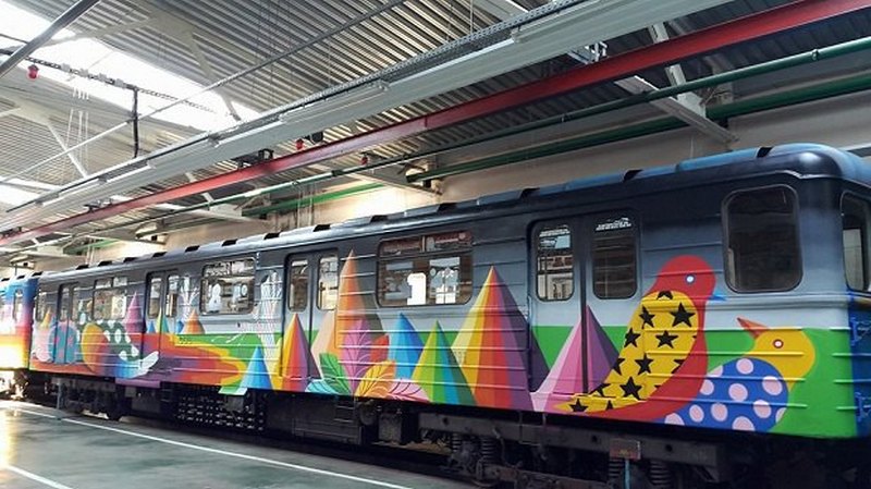В киевском метро запустят еще один арт-поезд 1