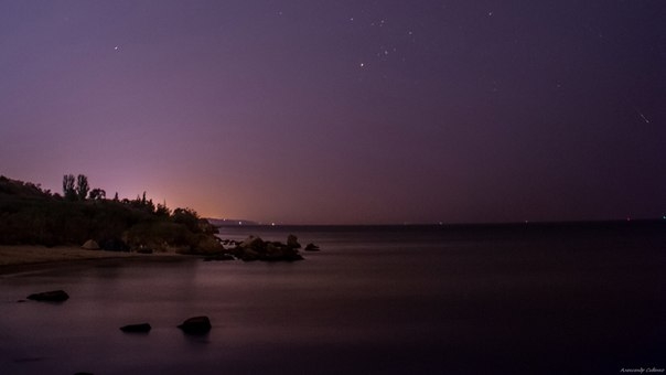 Удивительно красивый звездопад возле Одессы