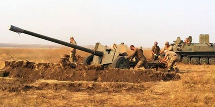 На николаевском полигоне “Широкий лан” начались учения мотопехоты с участием артиллерии и авиации