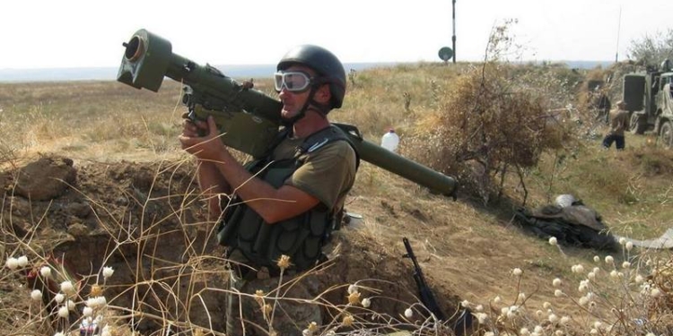 На николаевском полигоне “Широкий лан” начались учения мотопехоты с участием артиллерии и авиации